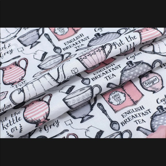 Other - Vintage retro style teatime curtains